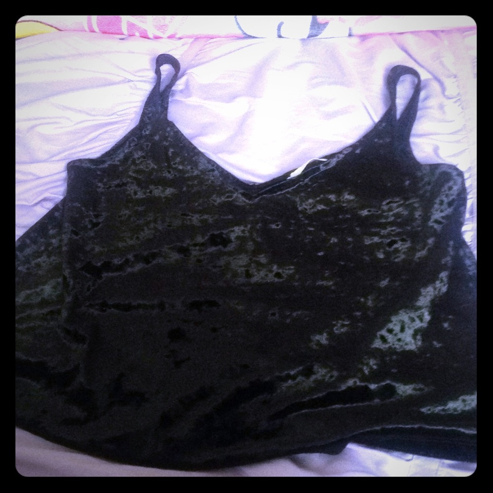 velvet top from H&M